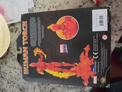Marvel Select Human Torch Fantastic Four Figure Alt Hands Flame Effect