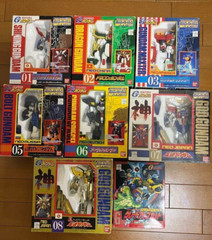 GUNDAM G Mobile Fighter God Shining Dragon Maxter Bolt etc Action Figure SET 8