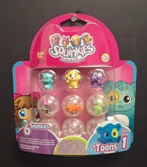 Squinkies Toons Collector Pack 6 Pack – Series 1 to 6 – New/Sealed
