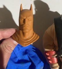 DC Comics BATMAN & SUPERMAN from Year 2000 TEST SHOT PROTOTYPE 9″ Figure set