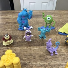 Lot Of Monster Inc Figures 9 As Shown