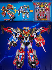 Metal Cardbot W BLAION & BLUE COP W Grand Blue Leon Transforming Robot set 2025