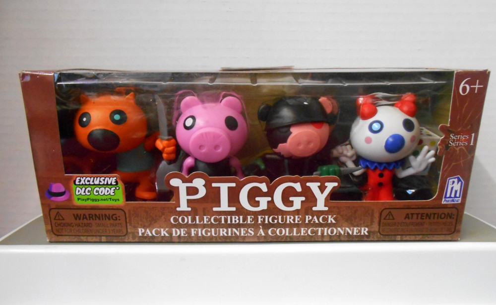 PIGGY Roblox Collectible 4 Figure Pack – Series 1 with DLC Code – New