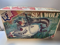 1975 GI Joe SEA WOLF Submarine w/ Box 7460 Adventure Team Vintage Hasbro Parts