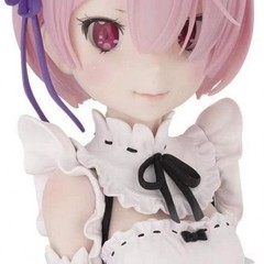 Bandai Ichiban Kuji Re:Zero Ram Art Scale Bust Figure NIB US Seller 21cm