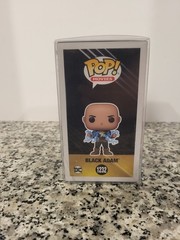 Black Adam 1232 Comic Con FUNKO POP Movies SIGNED by Bob Carter in Silver
