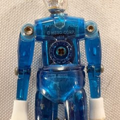 Blue Time Traveler Micronauts 1976 Mego Figure – Missing Chest Piece and Feet