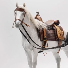 JXK 1/6 Horse Model Animal Figure Soldier Accessory Scene GK Decoration Gift TvL