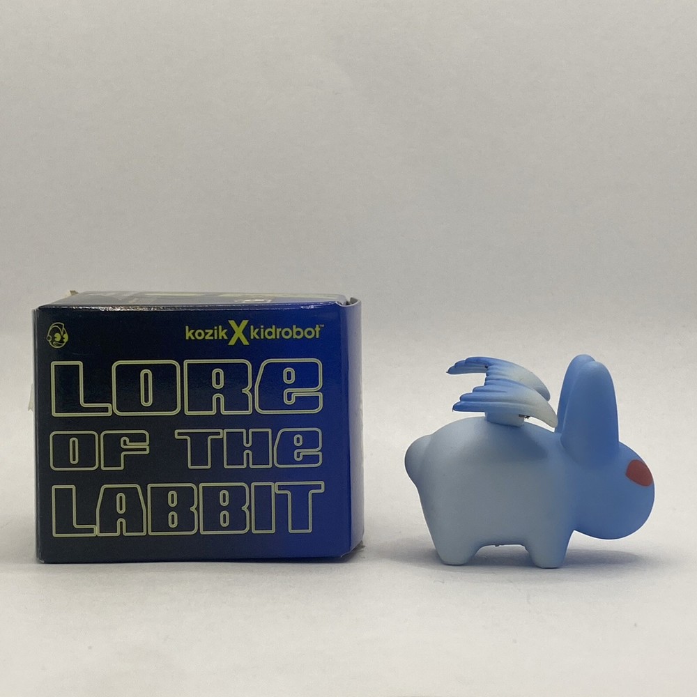 Kidrobot Frank Kozik Lore of the Labbit 45mm Blue Mothman Vinyl Figure Smorkin’