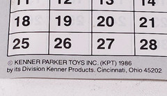 Vintage MASK 1987-1988 Calendar Poster Toy Promo Catalog Kenner Advertising