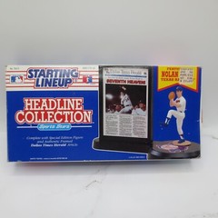 1992 Starting Lineup Headline Collection Nolan Ryan Texas Rangers