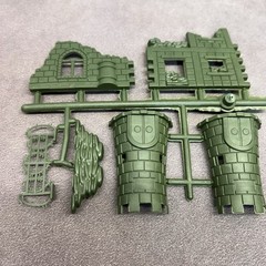 Military Army Playset Spare Parts- No Soldiers- Assembly Required
