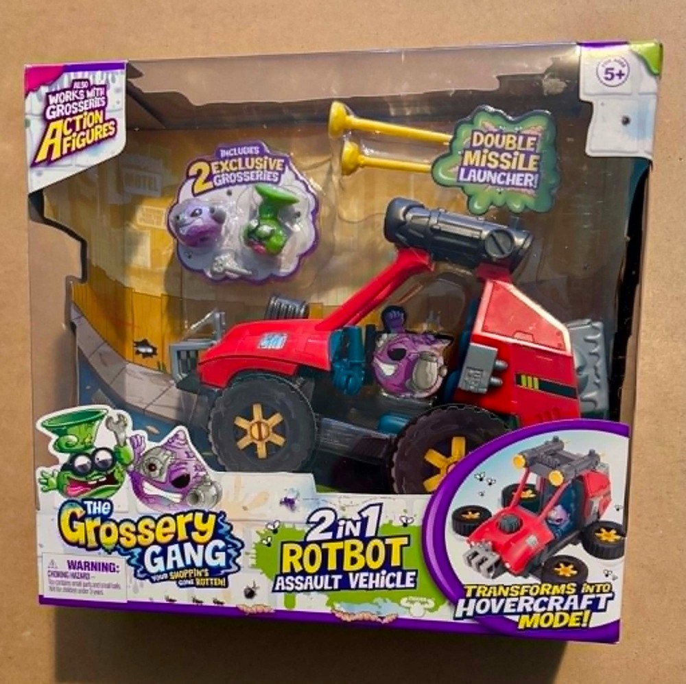 The Grossery Gang 2 in 1 Rotbot Assault Vehicle BRAND NEW SEALED