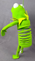 Disney Nanco Muppets Kermit The Frog Slinky Pet 21″ Plush Figure 1999