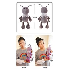 40cm Cute Ant Plush Toy Kingdom Soft Stuffed Animal Ants Plush Doll Pillow Creat