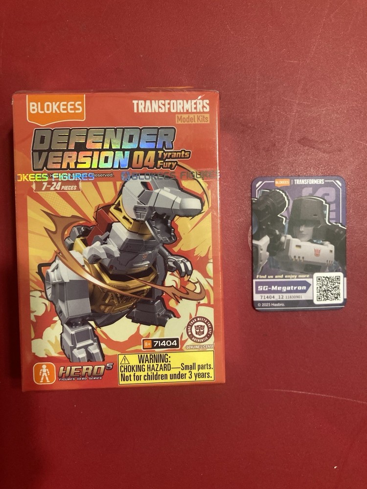Transformers Blokees Defender Version 4 Shattered Glass Megatron Minifig