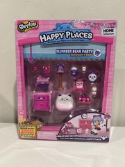 Shopkins Happy Places Slumber Bear Party Decorator’s Pack – Miniature Decor