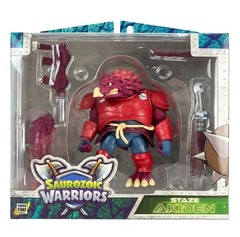 Staze Akiden Boss Fight Studio Saurozoic Warriors Indie Dinosaur Action Figures