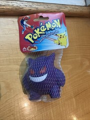 NEW, FACTORY SEALED 1999 POKEMON PURPLE GENGAR NINTENDO ALPI SILICONE SQUEEZIES