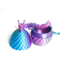 3D Printed Dragon Egg Model,Articulated Animals Figure,Fidget Toys Home Decor