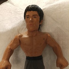 6″ Bruce Lee Fan Atiks Action Figure Round 5 Enter the Dragon Excellent Cond.