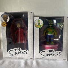 The Simpsons-Furious HOMER Premium Action & Vampire Burns Action Figure 5” New