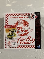 2023 Collaborative Transformers Stranger Things Code Red Pizza Surfer Brand New