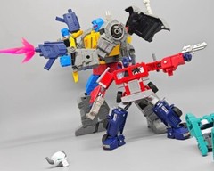 3D DIY Comic Gun Sticker Upgrade Kit For Legacy United G1 OP Prime Grimlock
