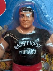 🔴 Vintage LJN Wrestling Superstars THE ROCK DON MAGNIFICENT MURACO 22 back 1985
