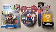 Toy Lot Mixed Action Figures Hide&Seek, Piggy, Mario Bros NIP Ages 6+