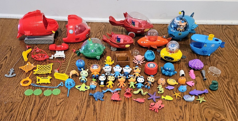 Huge Fisher-Price Octonauts Toy Lot Gups Submarines Figures Creatures…