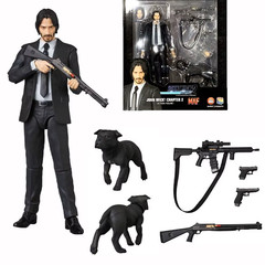Replica John Wick Chapter 2 Action Figure (Mafex No. 085 PVC Model) In Box NEW