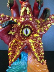 STRANGER THINGS – UPSIDE DOWN Custom Kidrobot Santa Cruz Screaming Hand Figure