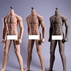 JIAOU DOLL 1/6 Seamless Male Body Doll Male Figure Fit 12″ ForPhicen Hot Toys
