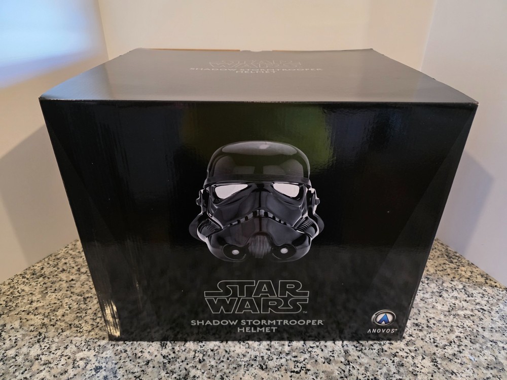 Shadow Stormtrooper Helmet 1:1 FULL Size STAR WARS Anovos Disney MIB NEW