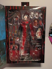 NECA Terrifier Art The Clown Blood Soaked 7″ Action Figure WALMART EXCLUSIVE