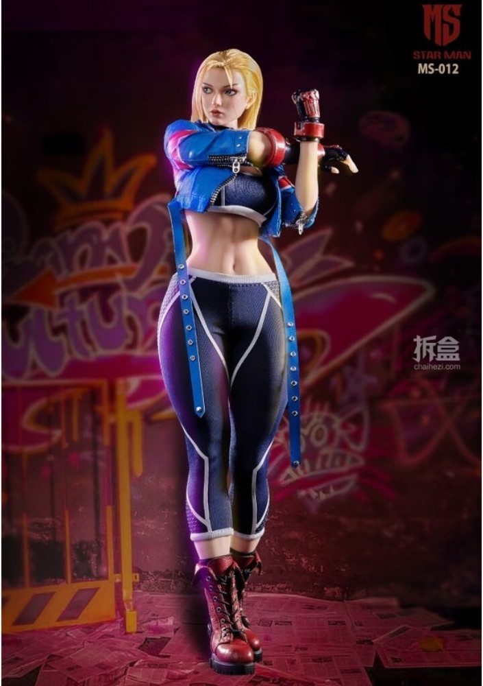 Street Fighter 6 Cammy 1/6 Female Agent Blue Bee Action Figure STARMAN MS-012