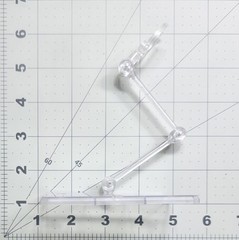 Action Figure Poseable Flight Clear Display Stand For DC GI Joe Transformers etc
