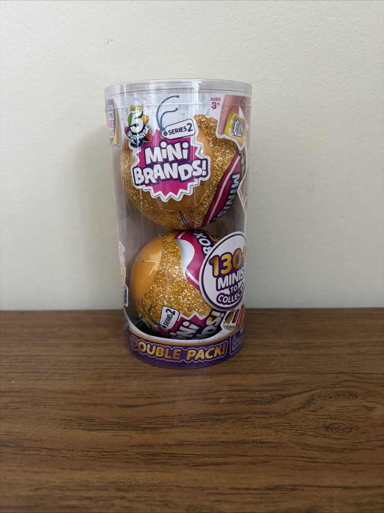 Zuru 5 Surprise GOLD Color Ball SET OF TWO Mini Brands Mystery Capsule Series 2
