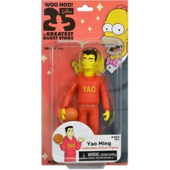 Yao Ming Simpsons Action Figure Greatest Guest Stars Series One Neca