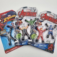 Marvel Wall Tumblers Iron Man Captain America Hulk Thor Spiderman Venom Ages 4+