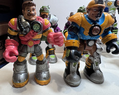 Vintage Rescue Heroes Mattel Fisher Price Lot Of 14 Action Figures Variety GUC