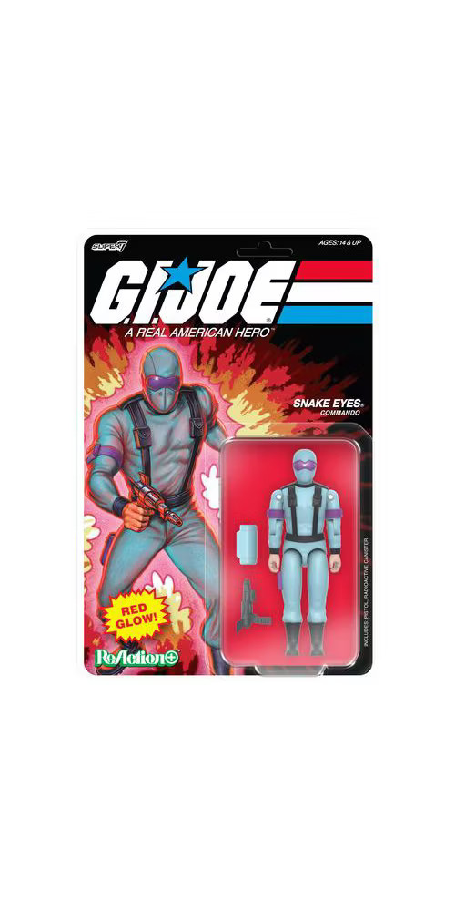 Super7 – Super7 – G.I. Joe – ReAction+ Wv6 – Snake Eyes