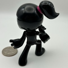 Ninja Kidz TV Stealth Pink Ninja Figure 3.5” Black Suit Action Toy