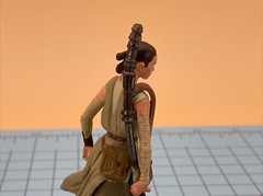 Disney Store REY ACTION FIGURE Cake TOPPER STAR WARS PVC Toy Jedi Collector