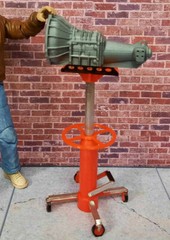 Transmission Jack with Transmission Prop Model 1/10 scale Shop Garage Diorama