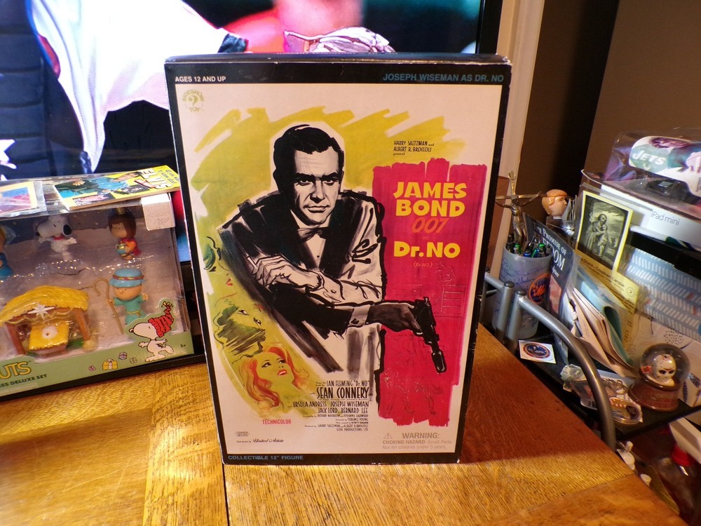 SIDESHOW JAMES BOND 007 DR. NO 12″ FIGURE BRAND NEW FREE SHIPPIN [LOWEST ON eBay
