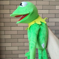 Sesame Street The Muppet Show Kermit Frog Puppets Plush Toy Doll 60cm