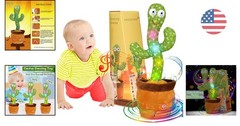Lights and Sounds Dancing Cactus Toy – Toddler-Friendly Gift for All Occasions