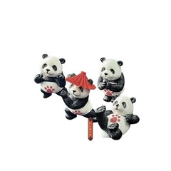 Japanese Gashapon Super Panda Kung Fu Figure Model Chinese Style